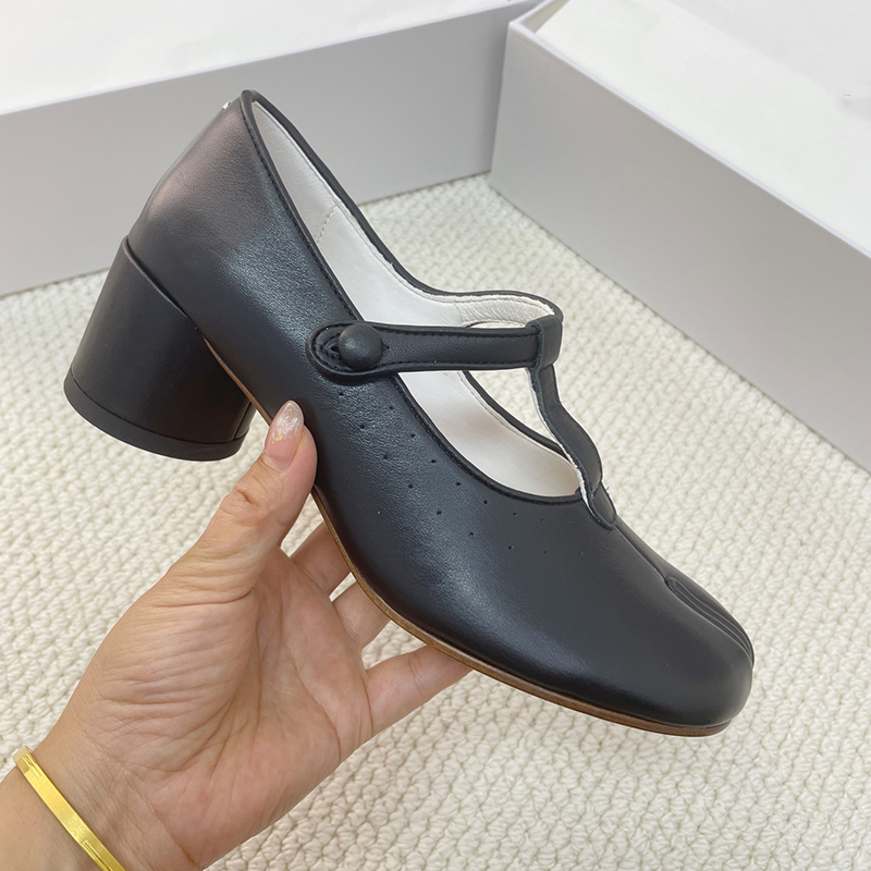 Women Shoes Japanese Brand - Black Comfortable Flat Ballet Shoes Genuine