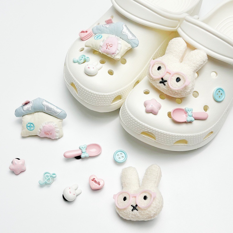 Croc Style Clog - Cute Miffy House Shoe Charms Diy