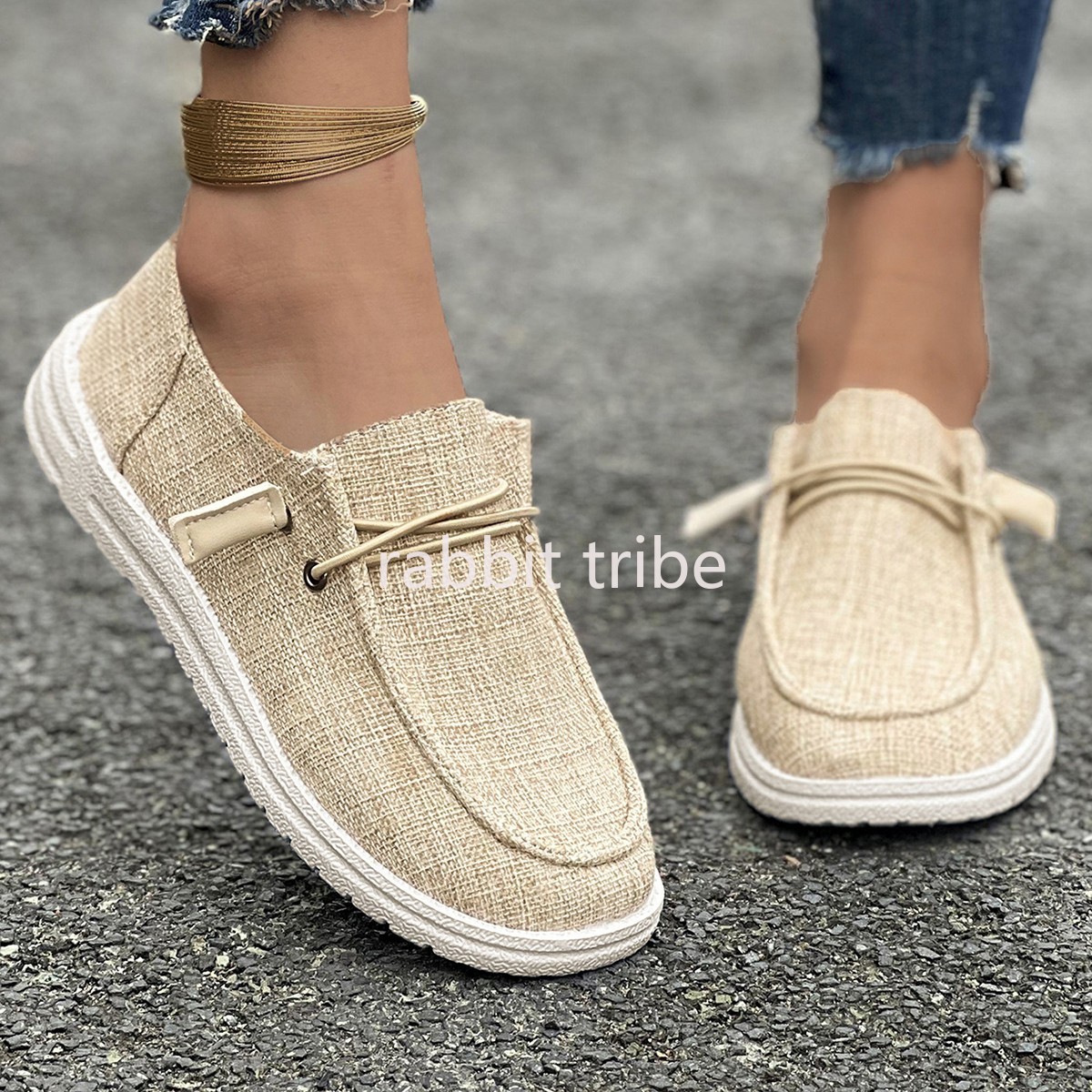 Loafer Flat Women - 2026 New Fashionable Canvas Casual Sports
