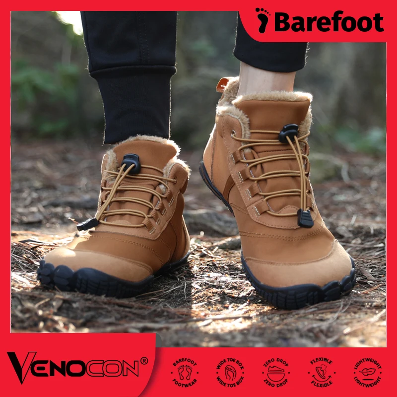 Women'S Shoes For Wide Feet - VENOCON PINGKEE Wide ToeBox Barefoot Casual