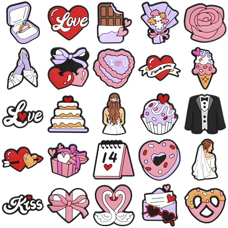 Croc Style Clog - Shoe Charms for Crocs Accessories Wedding