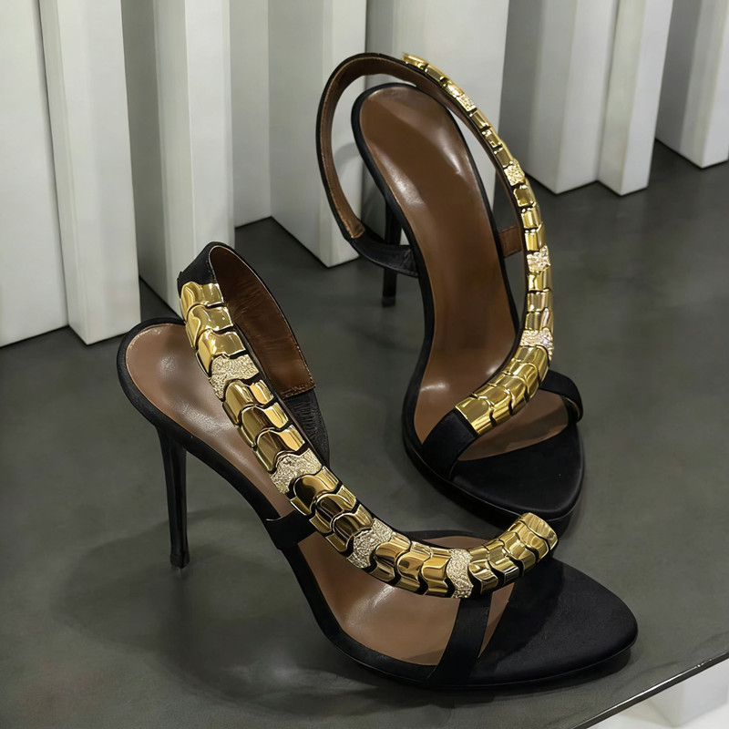 Luxury Rhinestones Sequined Sa - Women Shoes Formal 评论和价格