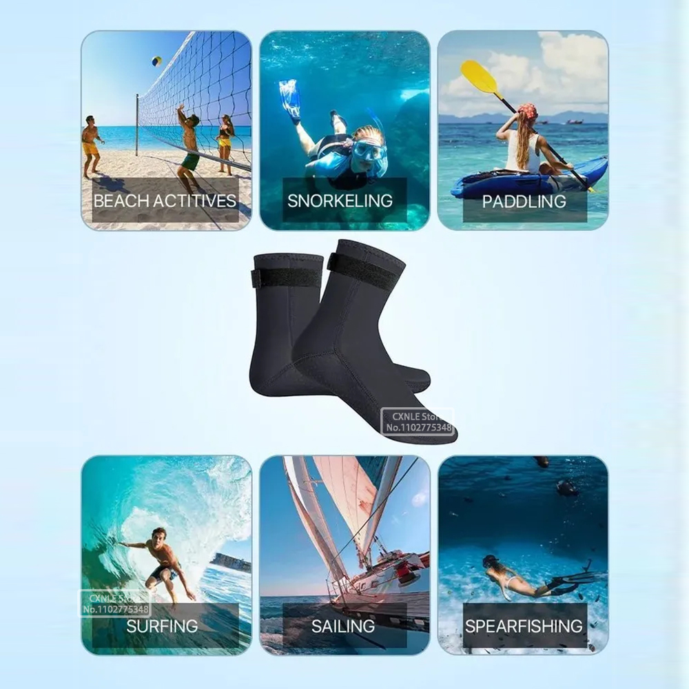 5mm Neoprene Diving Socks Wets - Women'S Shoes Neuropathy 评论和价格