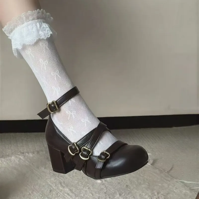 Women's Chunky Heel Mary Jane  - Patent Leather Pump 评论和价格
