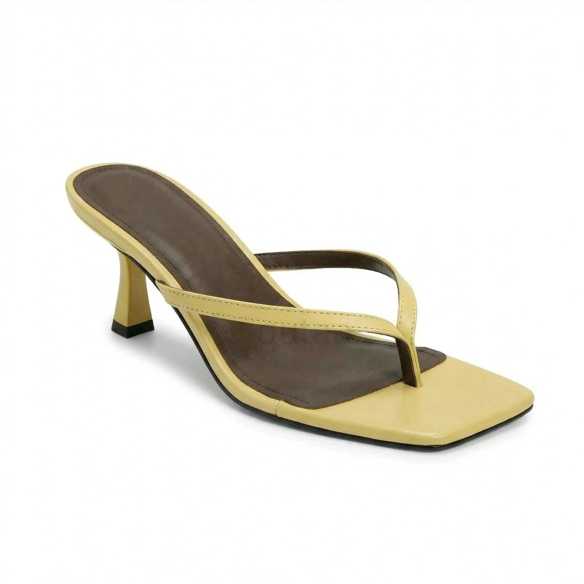 QUTAA News Fashion Flip-flops  - Women'S Shoes Kitten Heels 评论和价格