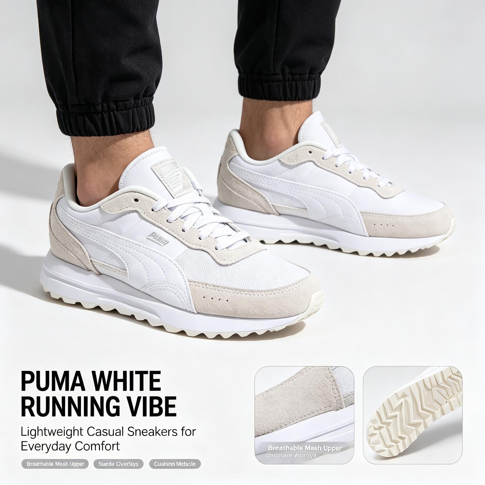 New Hot Puma White Lightweight - Women Shoes Puma 评论和价格