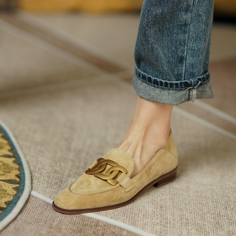 Suede Leather Women Loafers Sp - Kids Shoes Women 评论和价格