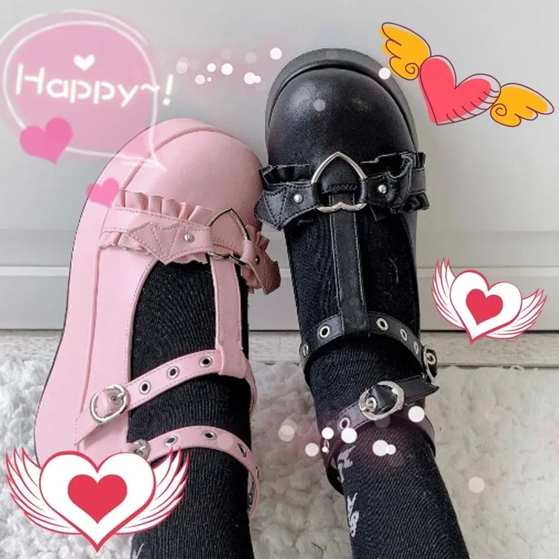 New Brand Girls Platform Wedge - Women Shoes Japanese Brand 评论和价格