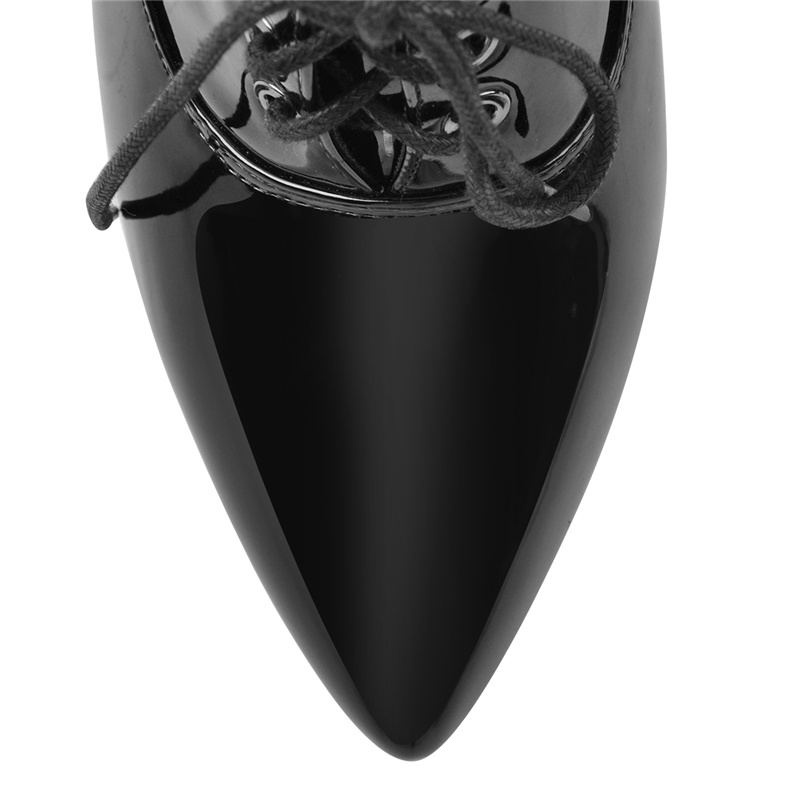Onlymaker Women Lace Up Vintag - Court Heel Pointed 评论和价格