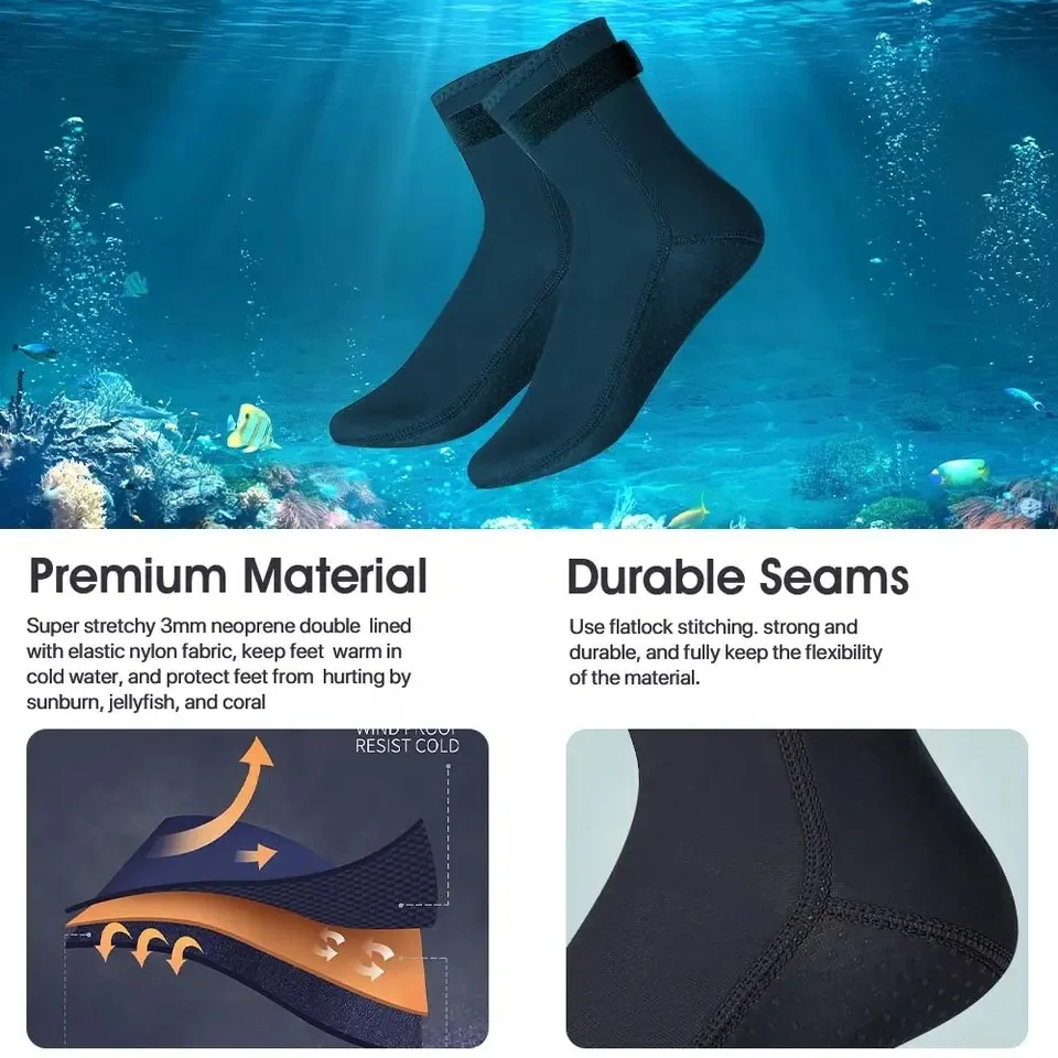 Neoprene Diving Socks 3mm Wets - Women'S Shoes Neuropathy 评论和价格