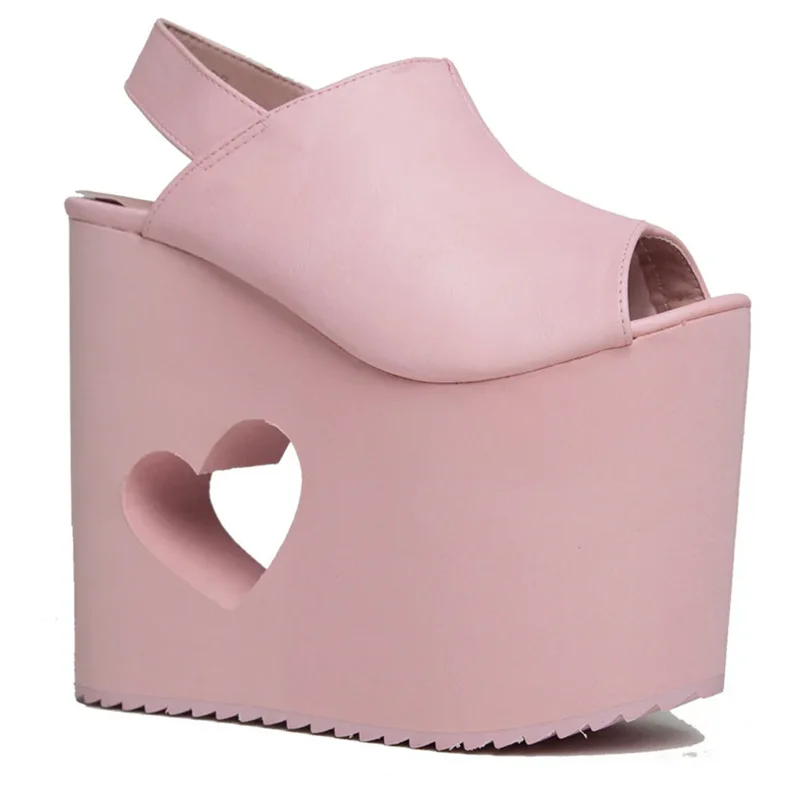 Platform Back Strap High Heel  - Kids Shoes Women 评论和价格