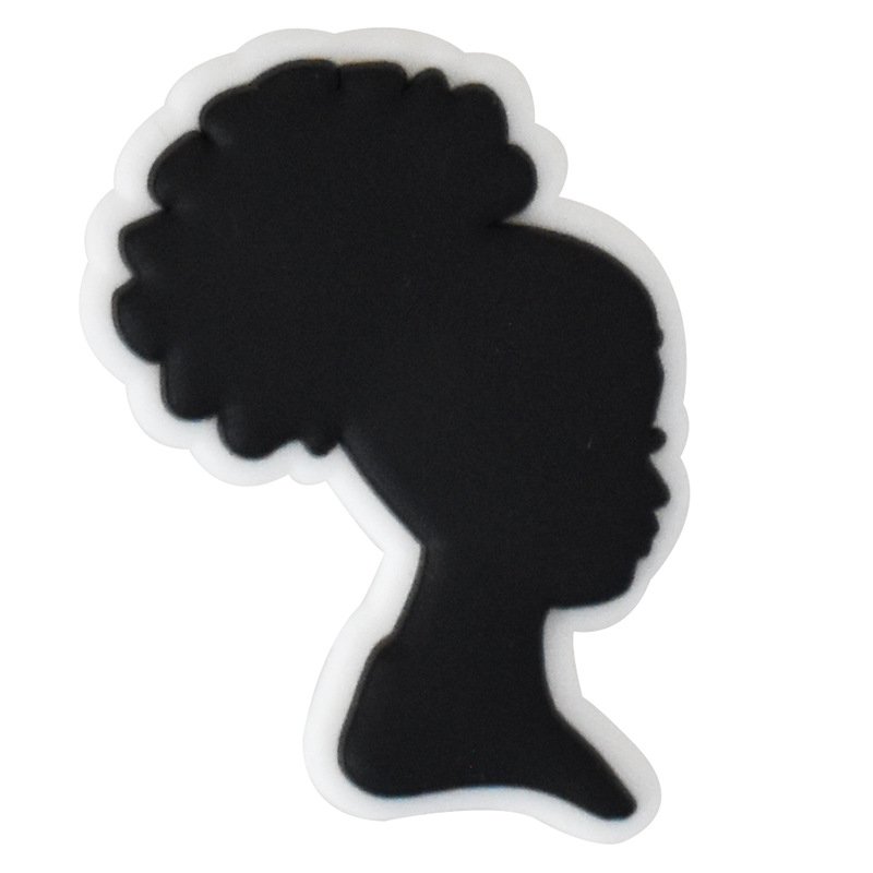 Black Girl Shoe Charms for Cro - Croc Style Clog 评论和价格