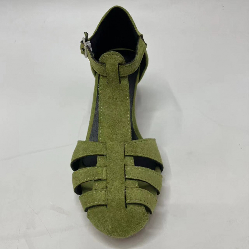 Women's Green Suede Kitten Hee - Women'S Shoes Kitten Heels 评论和价格