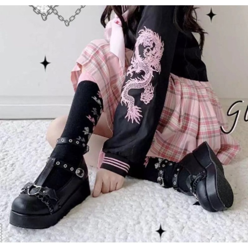 New Brand Girls Platform Wedge - Women Shoes Japanese Brand 评论和价格