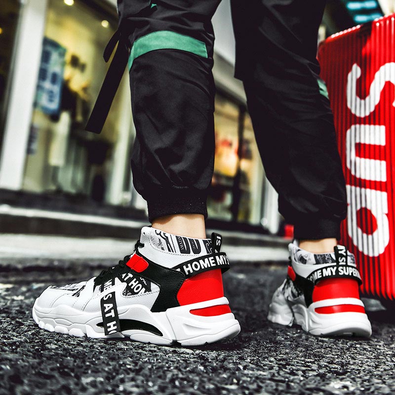 Large Size High Top Chunky Man - Women Shoes Japanese Brand 评论和价格