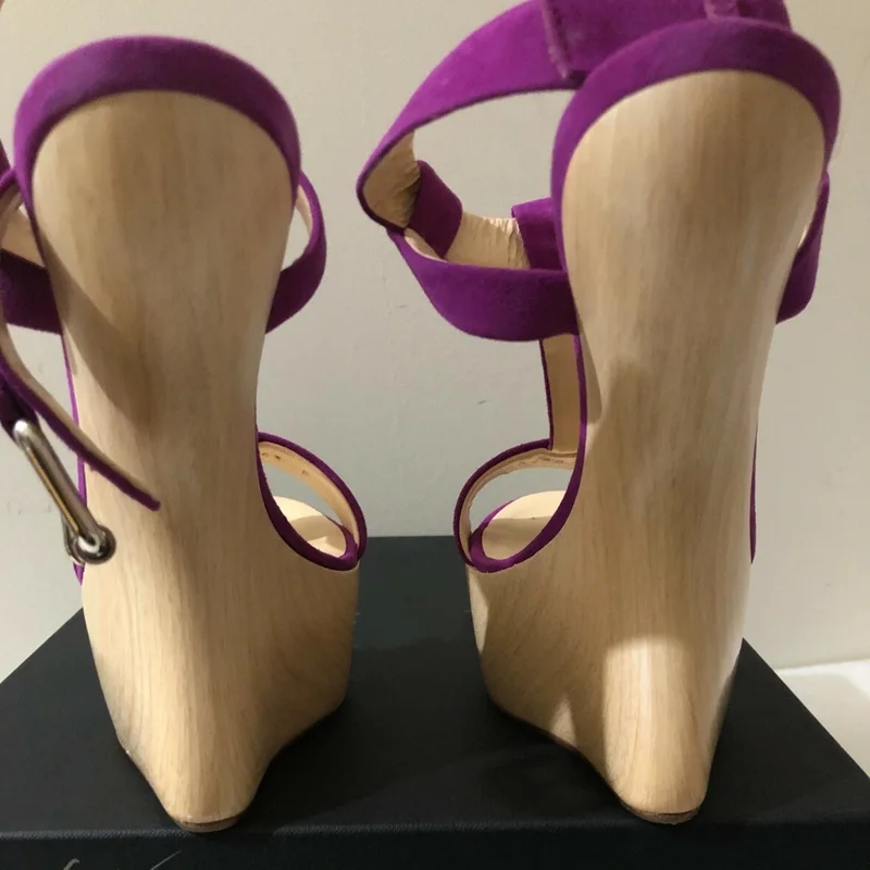 Wood Grain Hoof Heels green Su - Kids Shoes Women 评论和价格