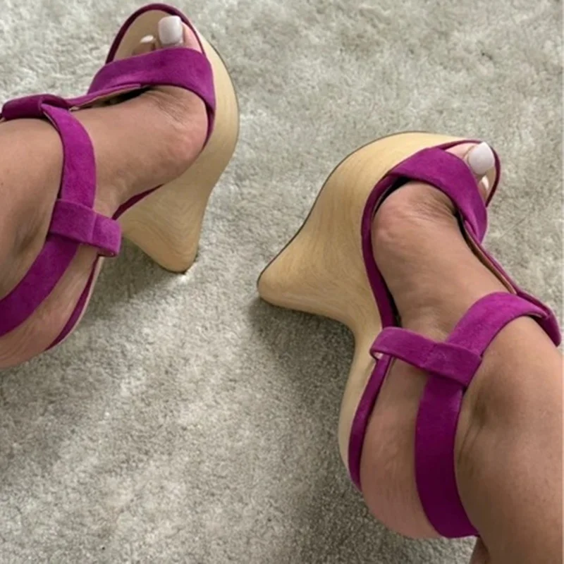 Wood Grain Hoof Heels green Su - Kids Shoes Women 评论和价格