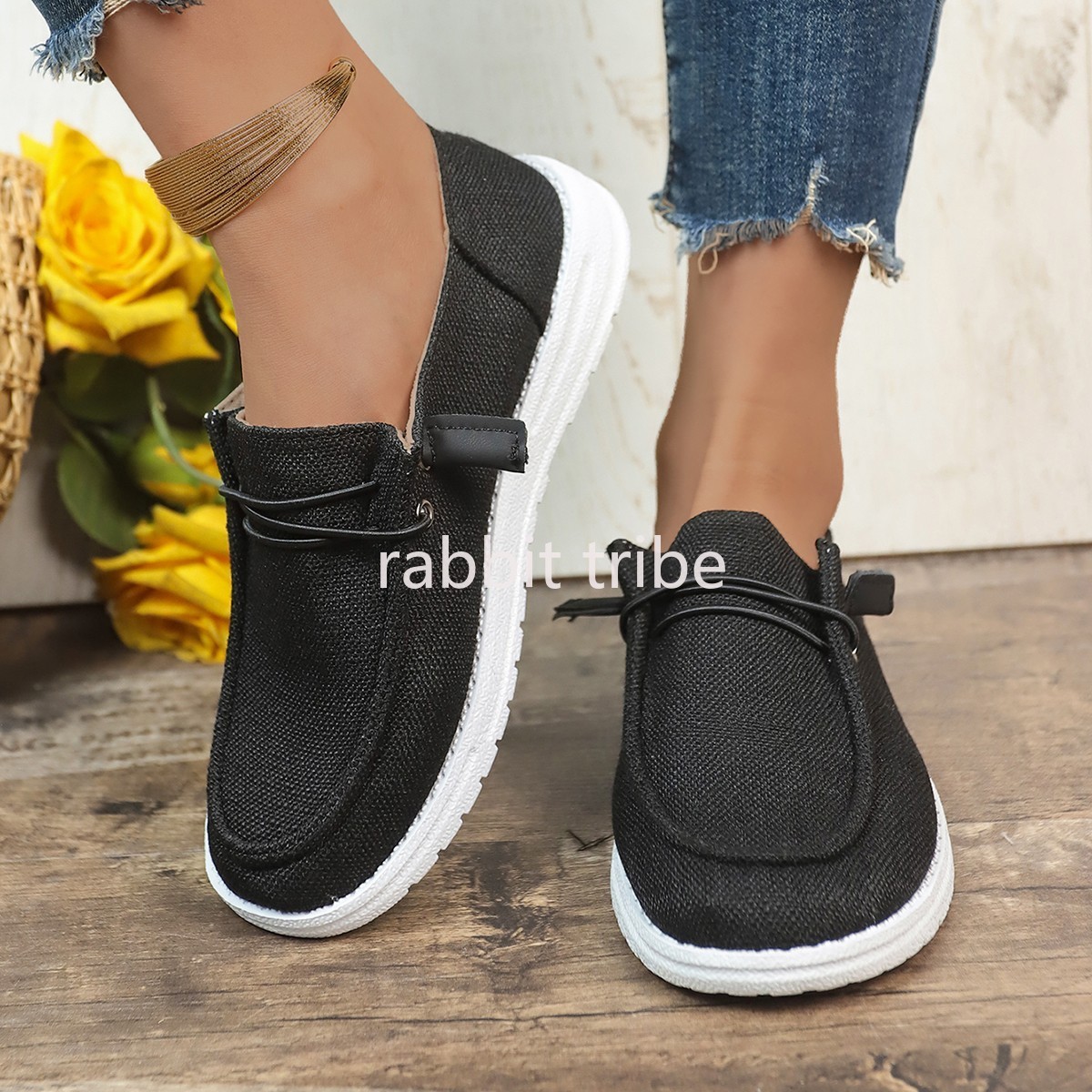2026 New Fashionable Canvas Ca - Loafer Flat Women 评论和价格
