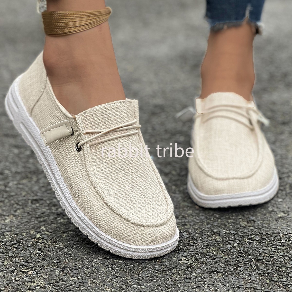 2026 New Fashionable Canvas Ca - Loafer Flat Women 评论和价格