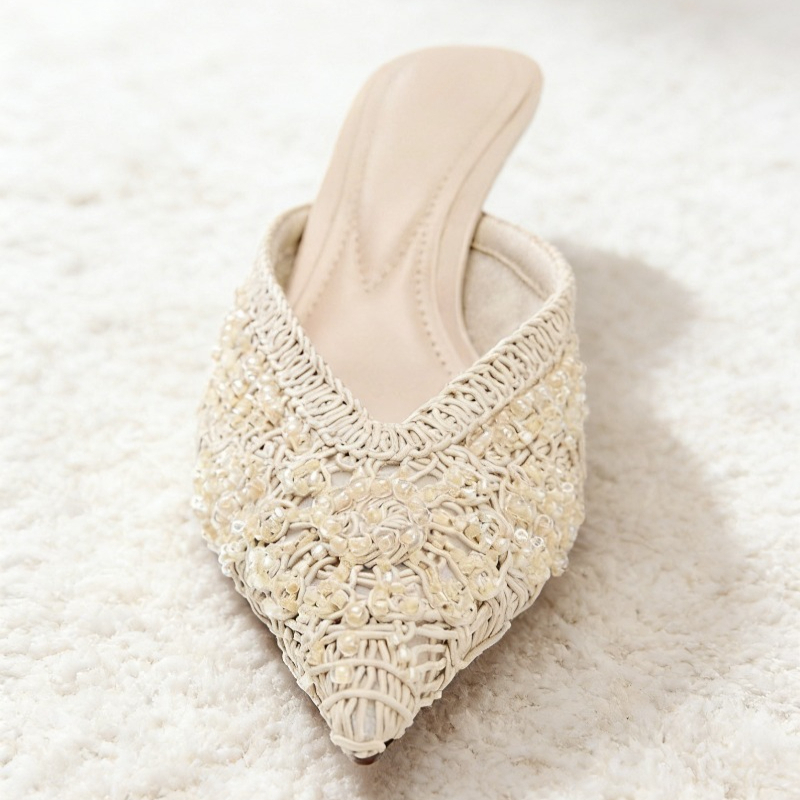 Weave String Beads Elegant Wom - Women Shoes Luxury Brand 评论和价格