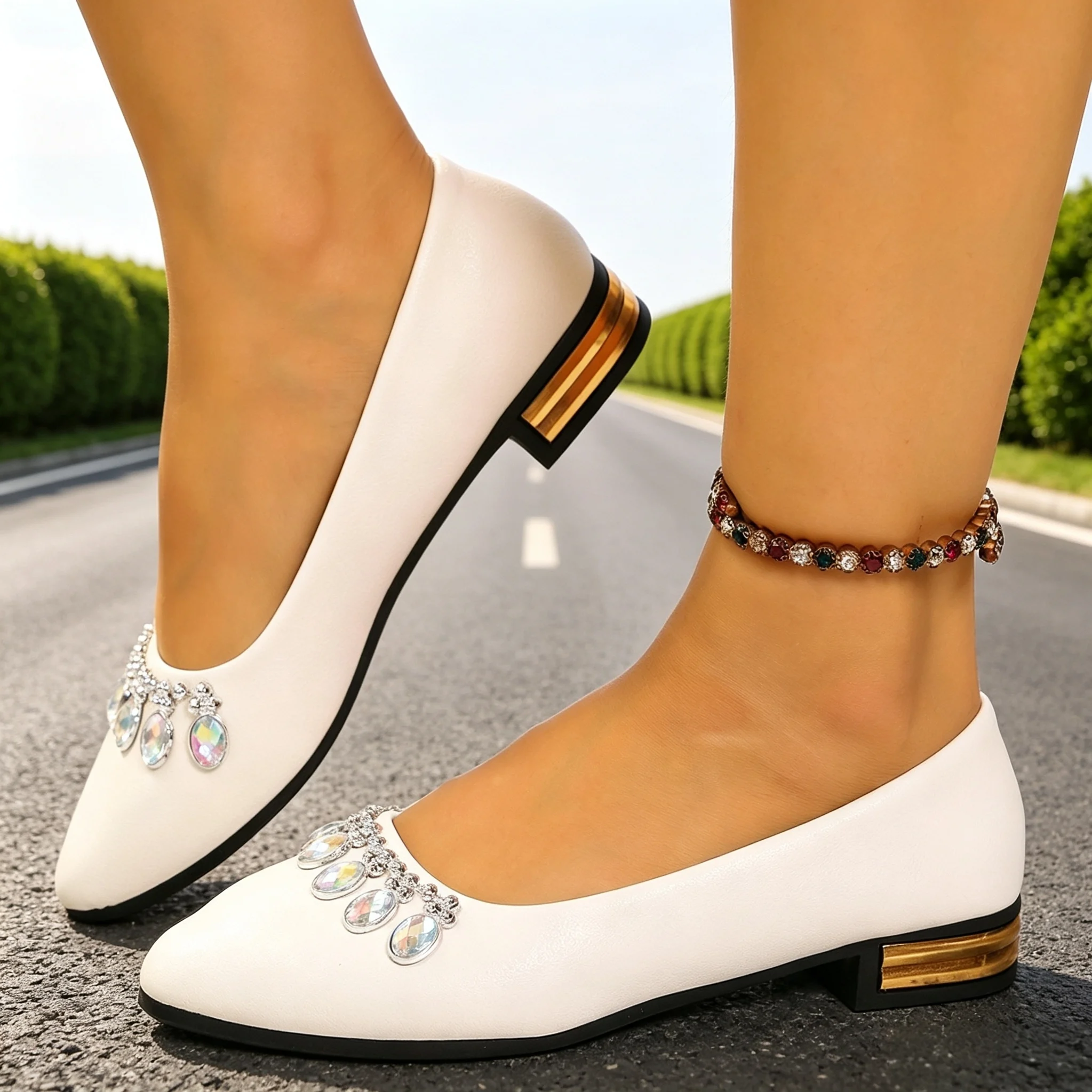 Women Flats Pointed Toe Ballet - Loafer Flat Women 评论和价格