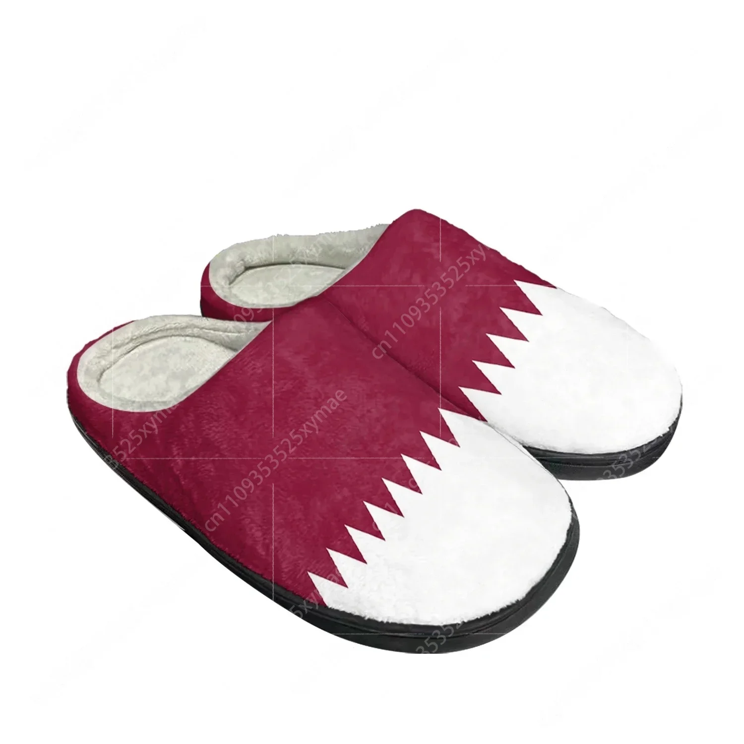 Qatar Flag Home Cotton Custom  - Women Shoes Qatar 评论和价格