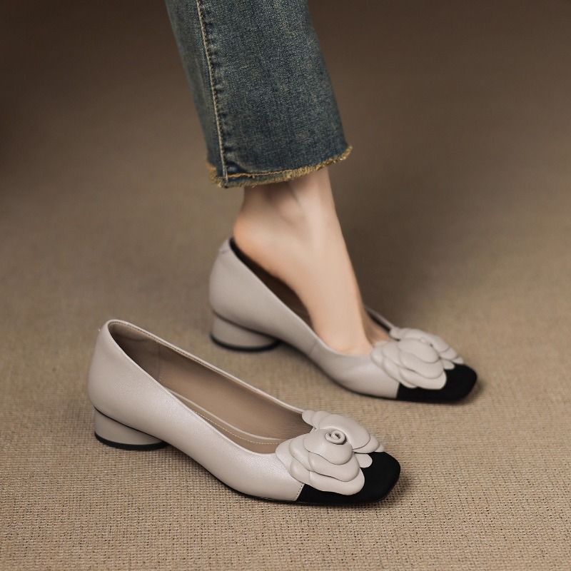 French Kitten Heel Color Block - Women'S Shoes Kitten Heels 评论和价格