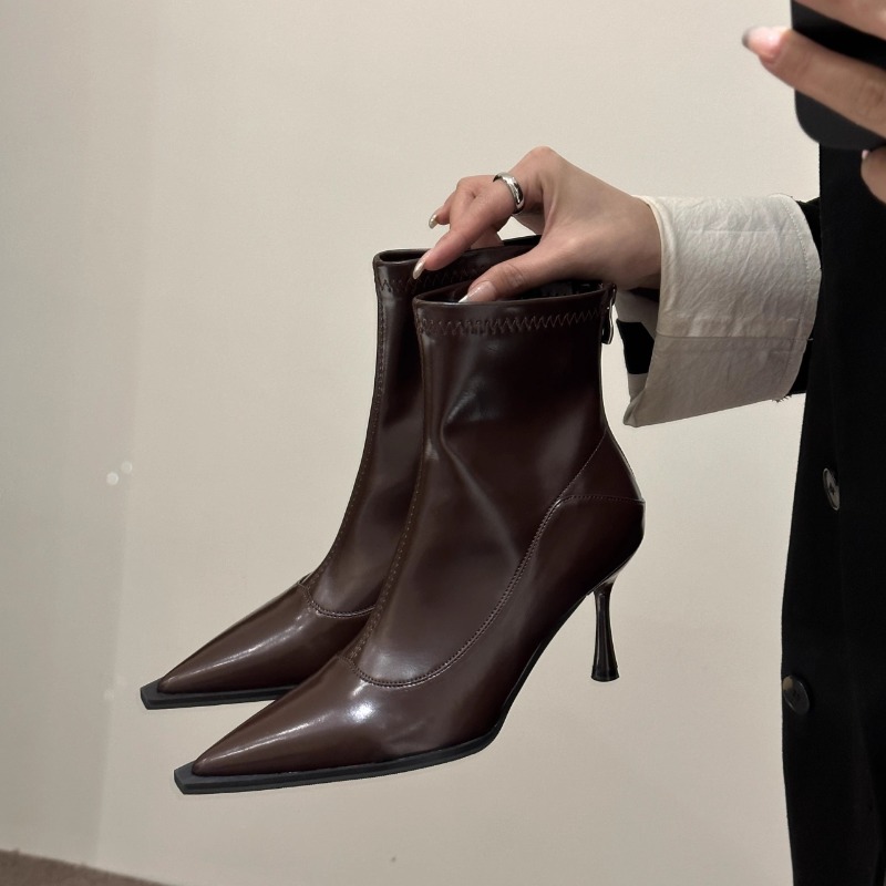 Autumn Winter Women Slim Ankle - Women Shoes Nb 评论和价格