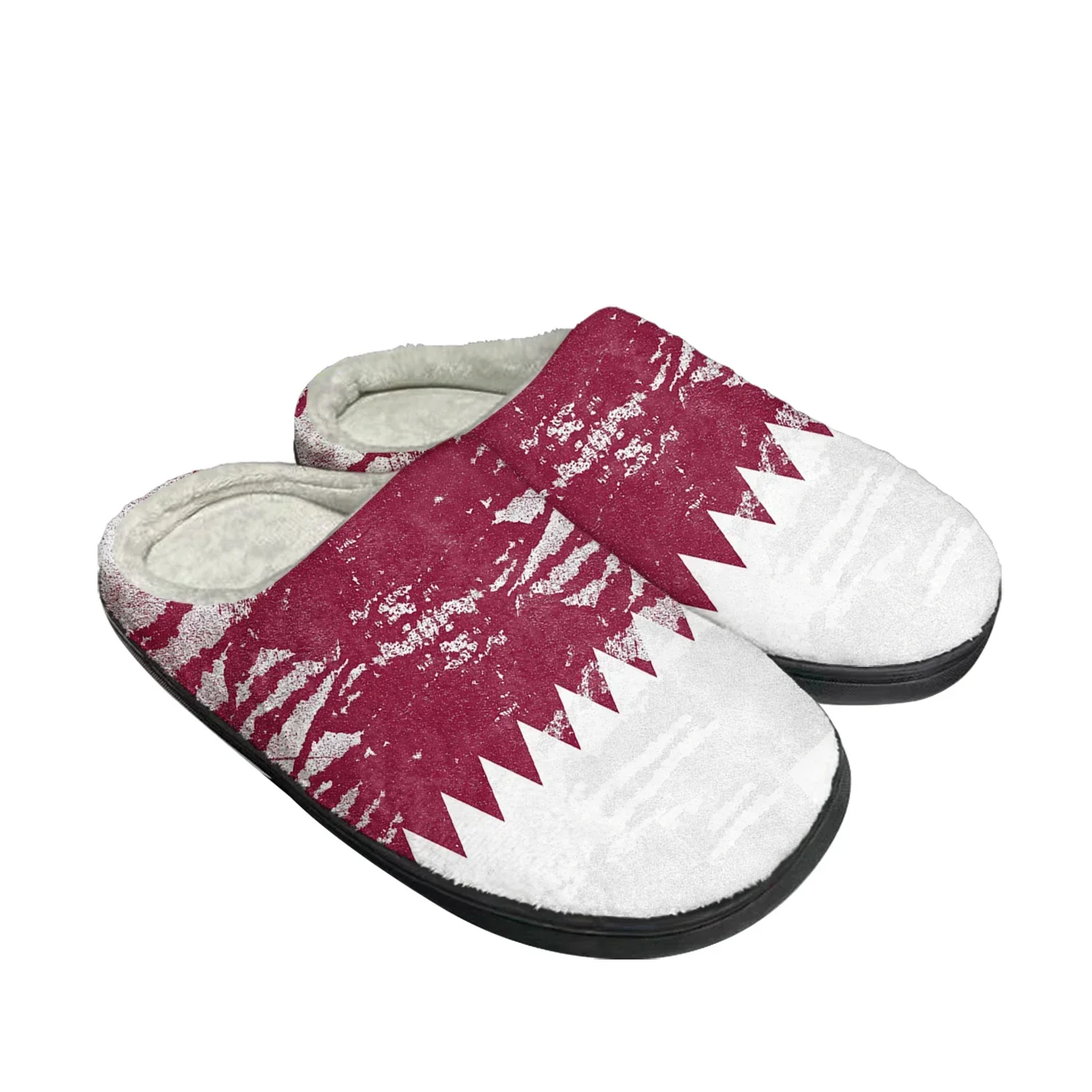 Qatar Flag Home Cotton Custom  - Women Shoes Qatar 评论和价格