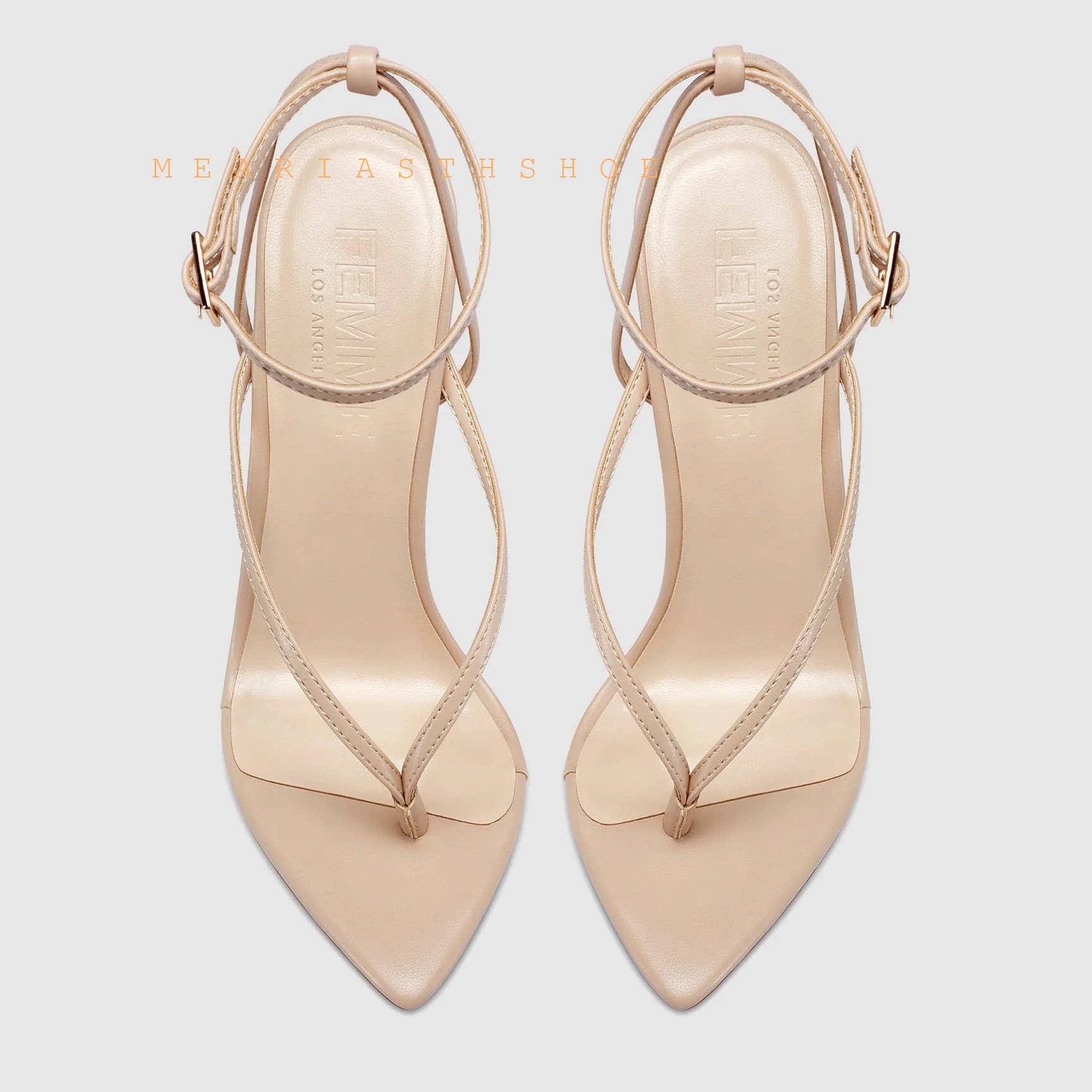 Beige Black Cross Straps Flip- - Women Shoes Formal 评论和价格