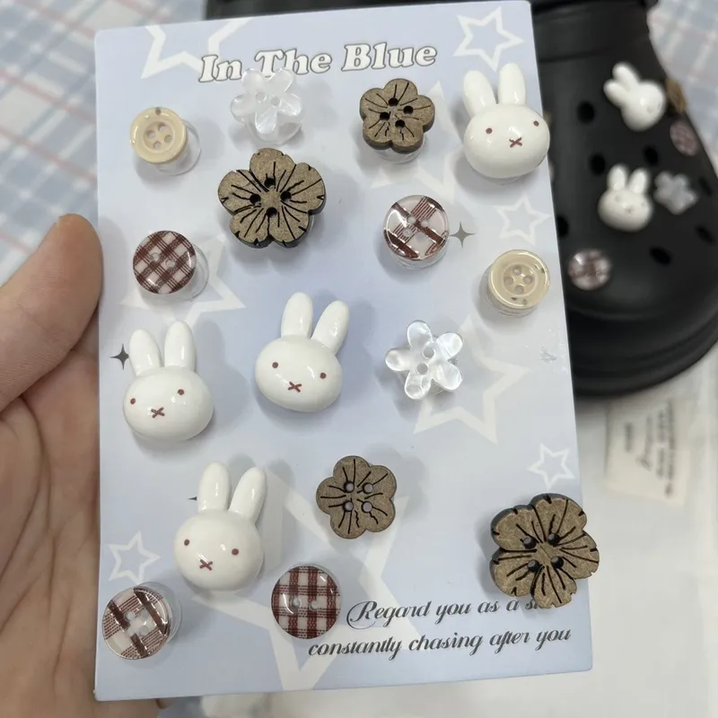 Anime Cartoon Rabbit Flower Sh - Croc Style Clog 评论和价格
