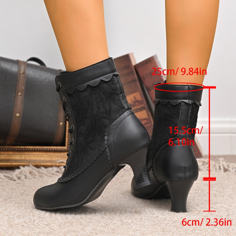Women Closed Toe Med Heel Lace - Court Heel Pointed 评论和价格