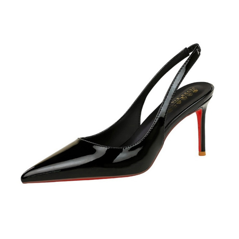 New European and American Poin - Patent Leather Pump 评论和价格