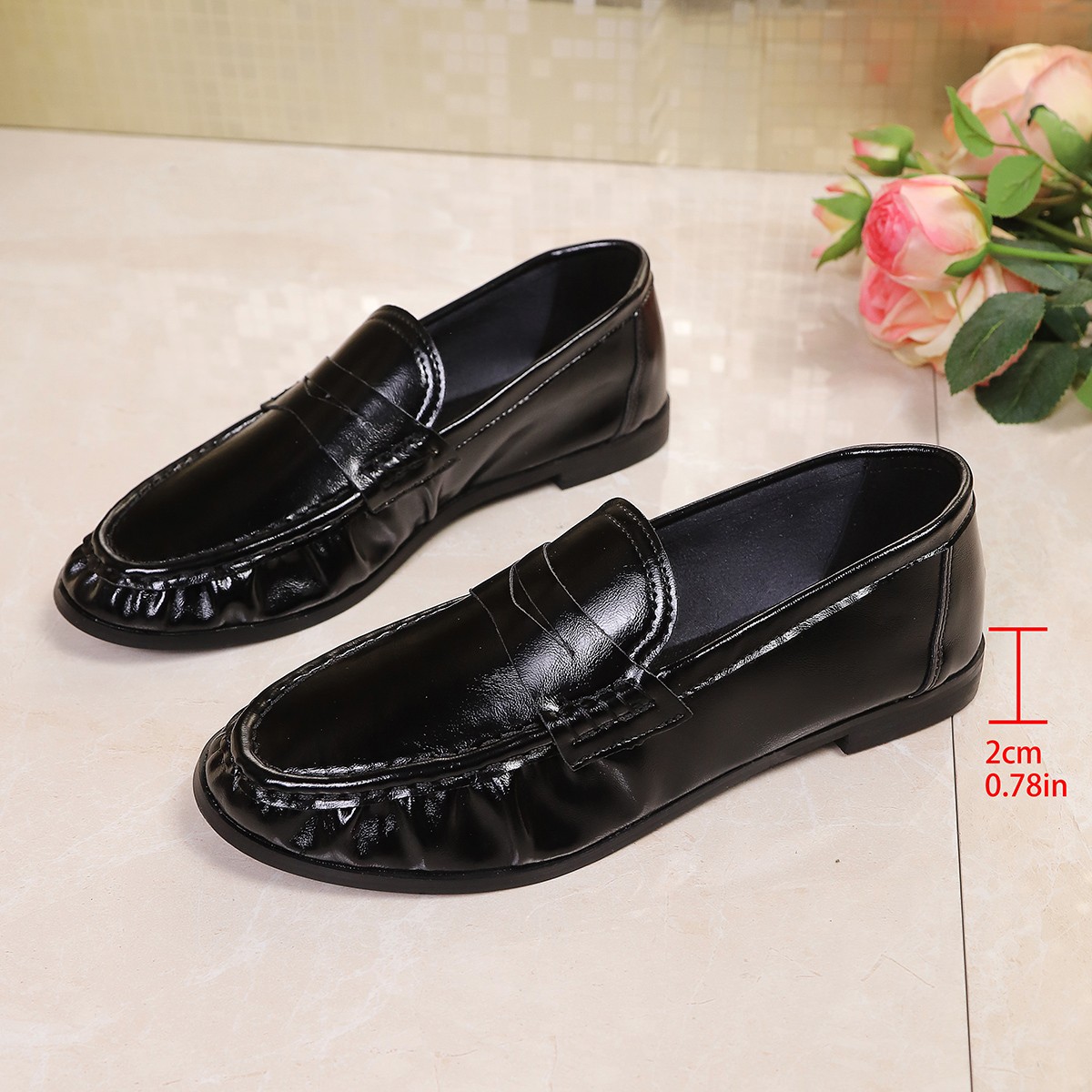 2026 Summer British Style Blac - Loafer Flat Women 评论和价格