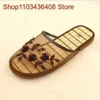 Women Stylish  Floral Slippers - Loafer Flat Women 评论和价格