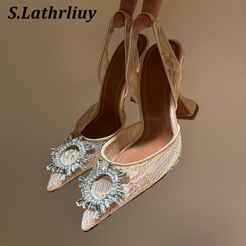Sandals Rhinestone Flower Poin - Patent Leather Pump 评论和价格