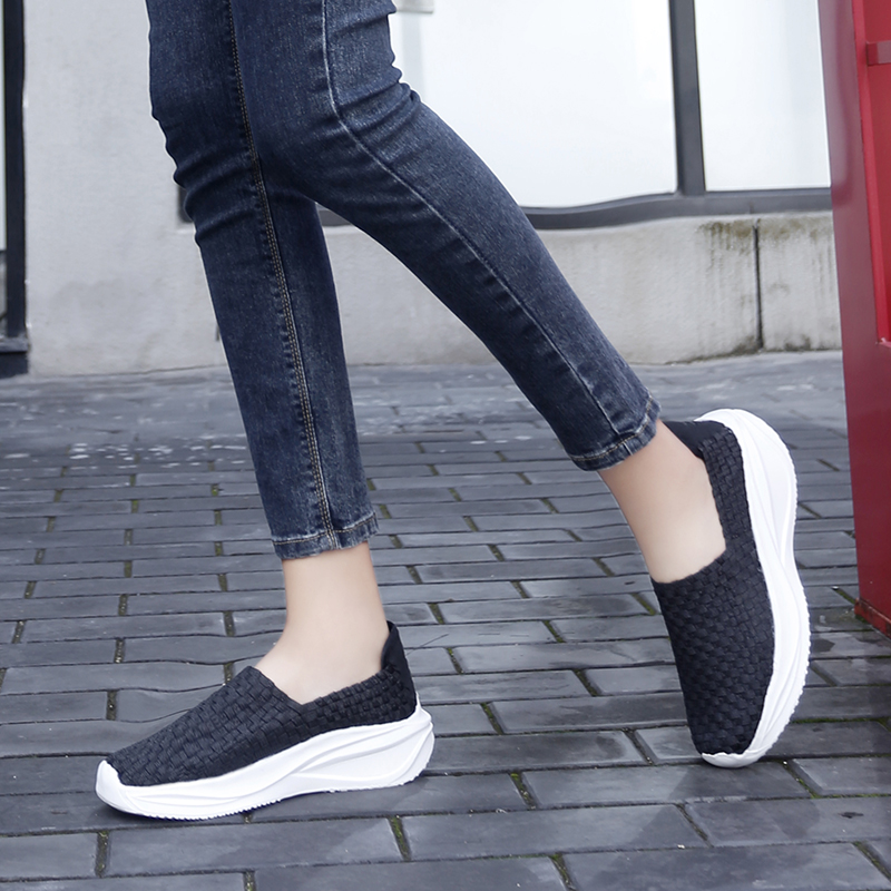 Women Woven Shoes Loafers Plat - Loafer Flat Women 评论和价格